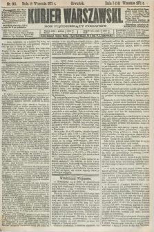 Kurjer Warszawski. R.51, Nr. 201 (14 września 1871)