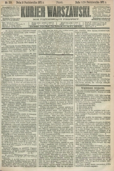 Kurjer Warszawski. R.51, Nr. 226 (13 października 1871) + dod.