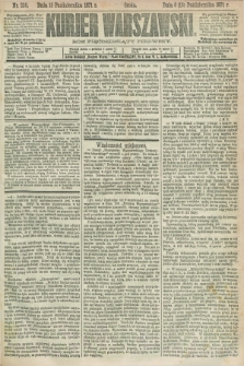 Kurjer Warszawski. R.51, Nr. 230 (18 października 1871) + dod.