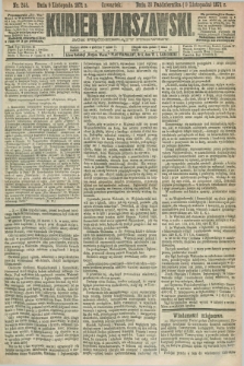 Kurjer Warszawski. R.51, Nr. 248 (9 listopada 1871) + dod.