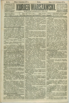 Kurjer Warszawski. R.52, nr 84 (17 kwietnia 1872) + dod.