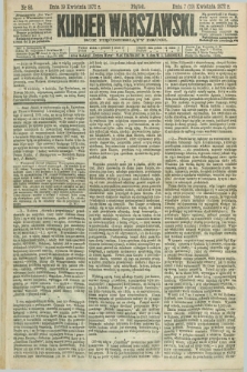 Kurjer Warszawski. R.52, nr 86 (19 kwietnia 1872)