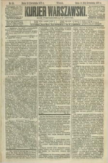 Kurjer Warszawski. R.52, nr 89 (23 kwietnia 1872) + dod.