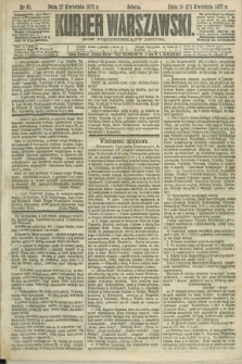 Kurjer Warszawski. R.52, nr 93 (27 kwietnia 1872)