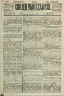 Kurjer Warszawski. R.52, nr 106 (16 maja 1872) + dod.