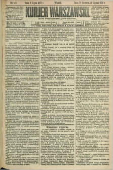 Kurjer Warszawski. R.52, nr 149 (9 lipca 1872)