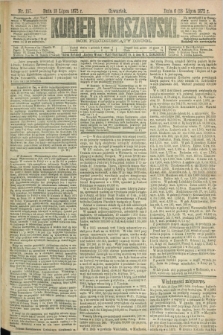 Kurjer Warszawski. R.52, nr 157 (18 lipca 1872)