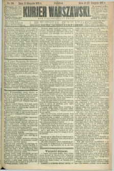 Kurjer Warszawski. R.52, nr 184 (22 sierpnia 1872)