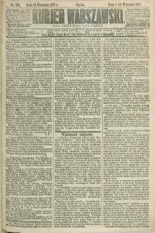 Kurjer Warszawski. R.52, nr 201 (13 września 1872)