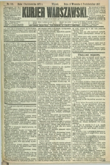 Kurjer Warszawski. R.52, nr 216 (1 października 1872)