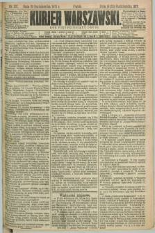 Kurjer Warszawski. R.52, nr 237 (25 października 1872)