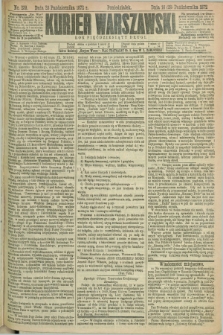 Kurjer Warszawski. R.52, nr 239 (28 października 1872)