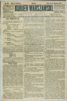 Kurjer Warszawski. R.53, nr 130 (24 czerwca 1873) + dod. + wkładka