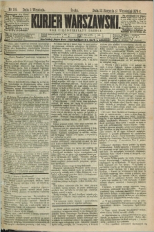 Kurjer Warszawski. R.53, nr 189 (3 września 1873) + dod.