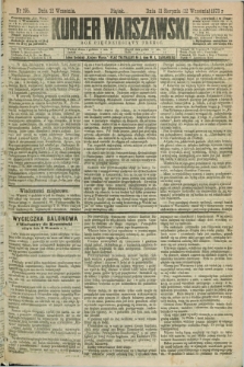 Kurjer Warszawski. R.53, nr 195 (12 września 1873) + dod.