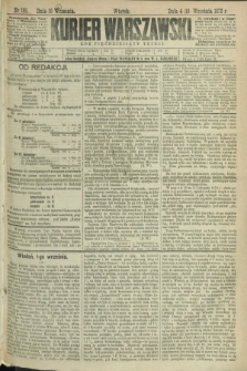 Kurjer Warszawski. R.53, nr 198 (16 września 1873)