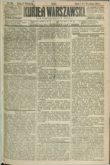 Kurjer Warszawski. R.53, nr 199 (17 września 1873)