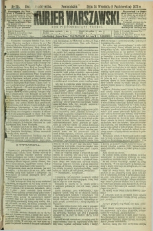 Kurjer Warszawski. R.53, nr 215 (6 października 1873)