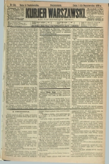 Kurjer Warszawski. R.53, nr 221 (13 października 1873) + dod.