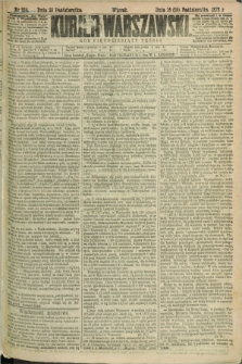 Kurjer Warszawski. R.53, nr 234 (28 października 1873)