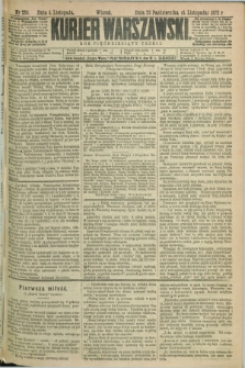 Kurjer Warszawski. R.53, nr 239 (4 listopada 1873) + dod.