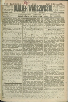 Kurjer Warszawski. R.53, nr 249 (15 listopada 1873)