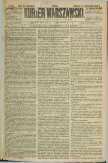 Kurjer Warszawski. R.53, nr 255 (22 listopada 1873)