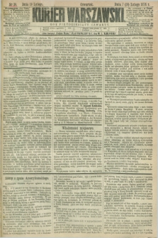 Kurjer Warszawski. R.54, nr 39 (19 lutego 1874)