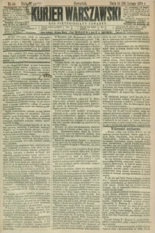 Kurjer Warszawski. R.54, nr 45 (26 lutego 1874)