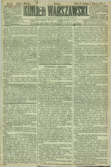 Kurjer Warszawski. R.54, nr 52 (7 marca 1874)