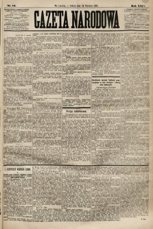 Gazeta Narodowa. 1890, nr 14