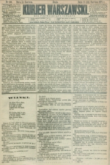 Kurjer Warszawski. R.54, nr 136 (24 czerwca 1874) + dod.