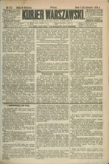 Kurjer Warszawski. R.54, nr 179 (18 sierpnia 1874) + dod.