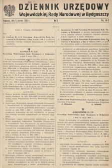Dziennik Urzędowy Wojewódzkiej Rady Narodowej w Bydgoszczy. 1958, nr 2