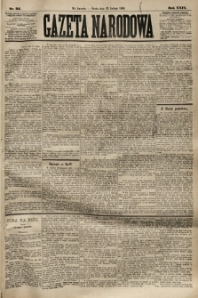Gazeta Narodowa. 1890, nr 35
