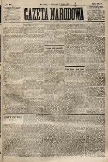 Gazeta Narodowa. 1890, nr 43