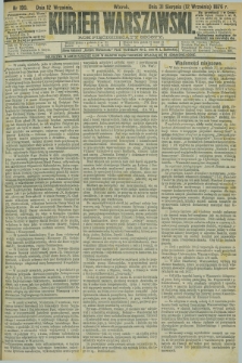 Kurjer Warszawski. R.56, nr 199 (12 września 1876) + dod.