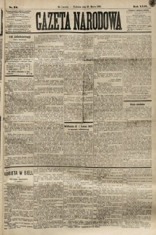 Gazeta Narodowa. 1890, nr 74