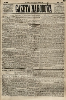 Gazeta Narodowa. 1890, nr 93