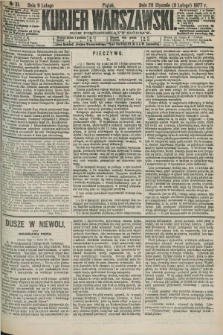 Kurjer Warszawski. R.57, Nr 31 (9 lutego 1877)