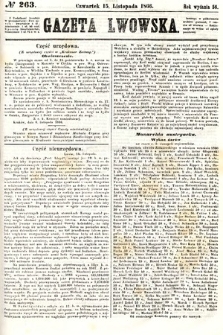 Gazeta Lwowska. 1866, nr 263