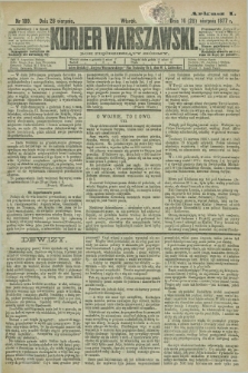 Kurjer Warszawski. R.57, nr 189 (28 sierpnia 1877)