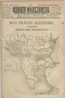 Kurjer Warszawski. R.58, Nr 198 (4 września 1878) + dod.