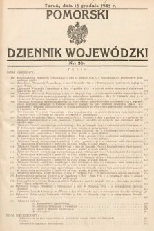 Pomorski Dziennik Wojewódzki. 1935, nr 26