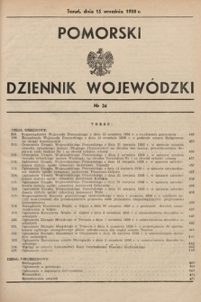 Pomorski Dziennik Wojewódzki. 1938, nr 26