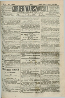 Kurjer Warszawski. R.59, nr 51 (5 marca 1879) + dod.