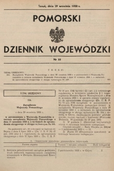 Pomorski Dziennik Wojewódzki. 1938, nr 30