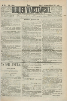 Kurjer Warszawski. R.59, nr 151 (9 lipca 1879) + dod.