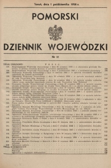 Pomorski Dziennik Wojewódzki. 1938, nr 31