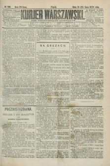 Kurjer Warszawski. R.59, nr 165 (25 lipca 1879) + dod.